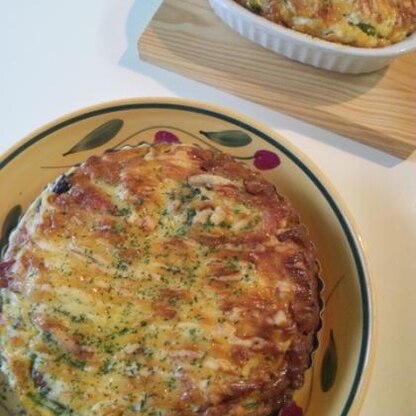 パイ生地から手作りしました。ほうれん草のキッシュ美味しかった♪